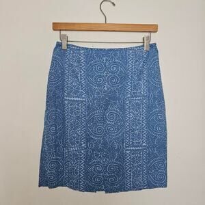 Vintage marimekko blue print skirt